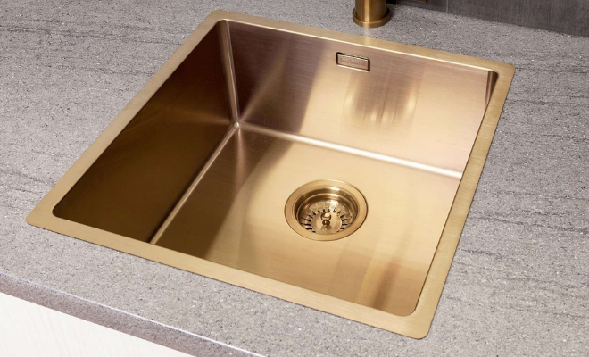 Copper kitchen sink