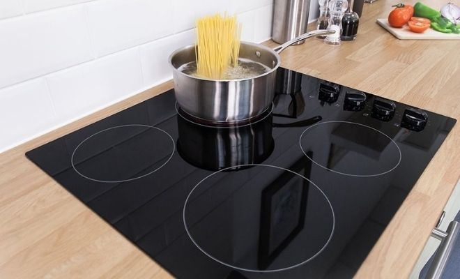 Ceramic electric hob