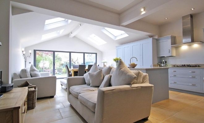 Living room bungalow extension