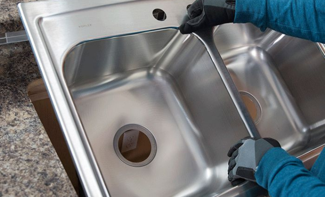 Removing sink basin