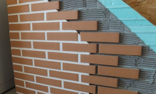 Brick wall cladding