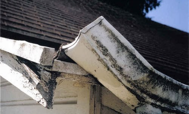 Broken gutters