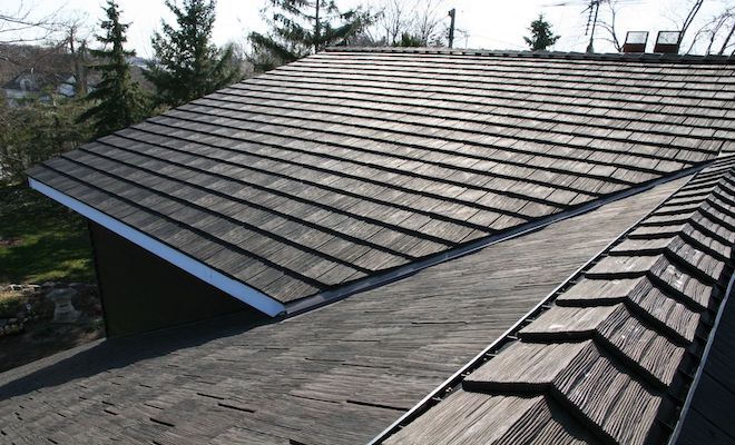 image of rubber roofing tiles