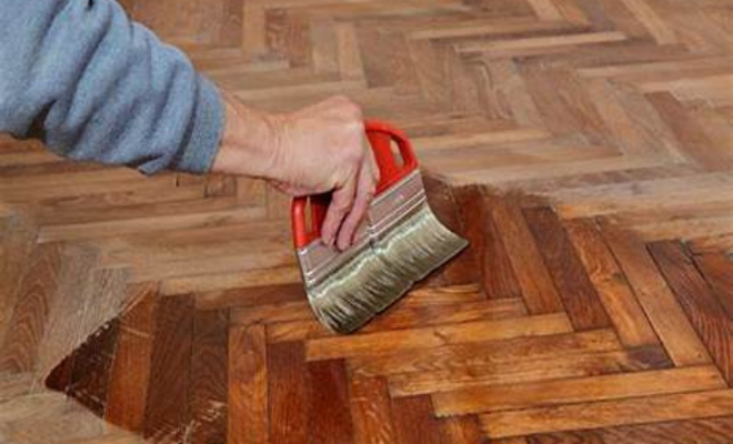 Oiling wood floor