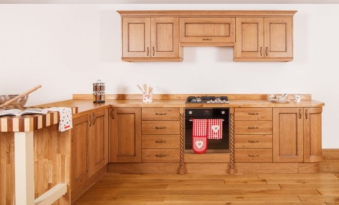 Wood kitchen cupboard doors