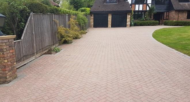 block paving driveway
