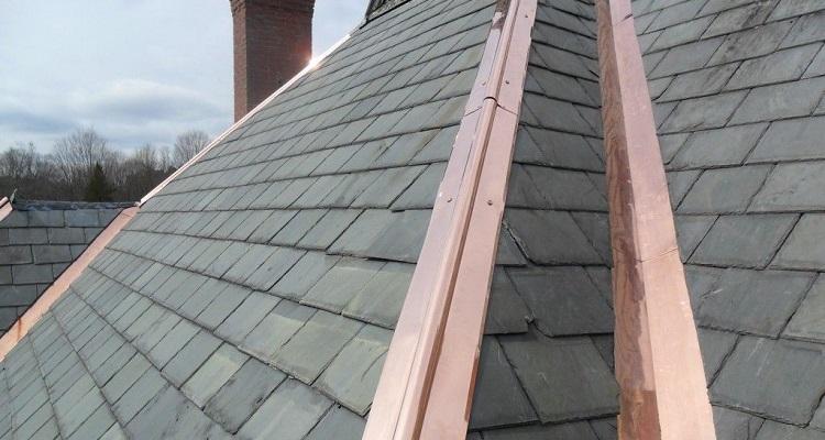 copper roof ridges