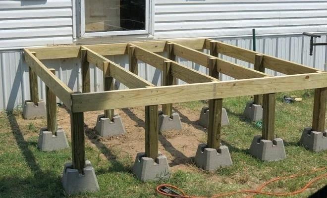 caravan decking frame