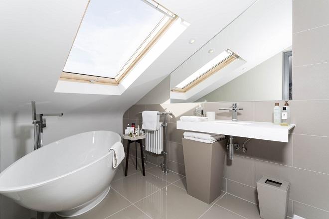 bathroom in loft