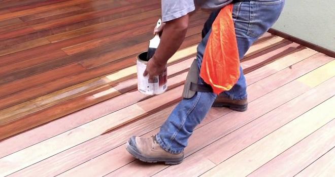 oiling decking