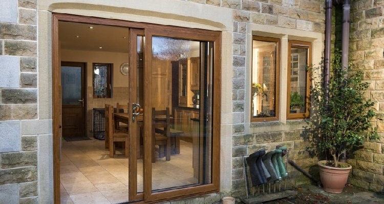 nice big patio doors