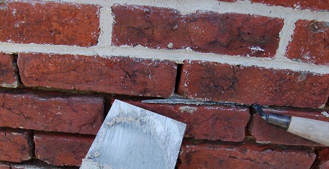 repointing a wall