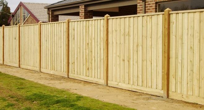 wooden fence
