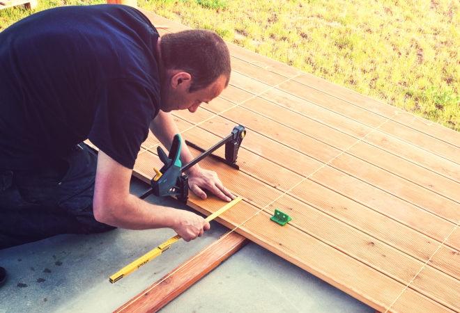 install timber decking