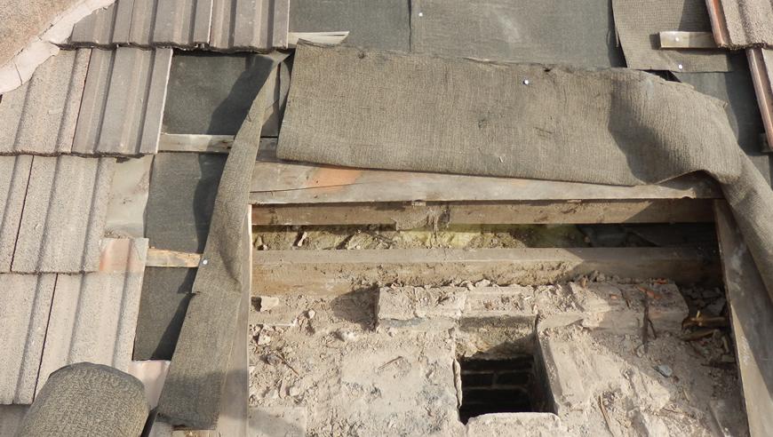 chimney stack removal