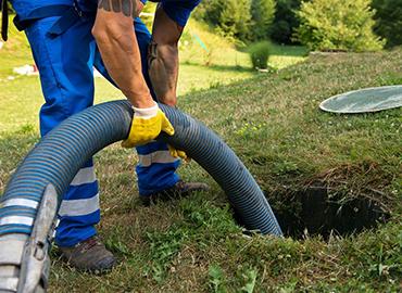 empty septic tank