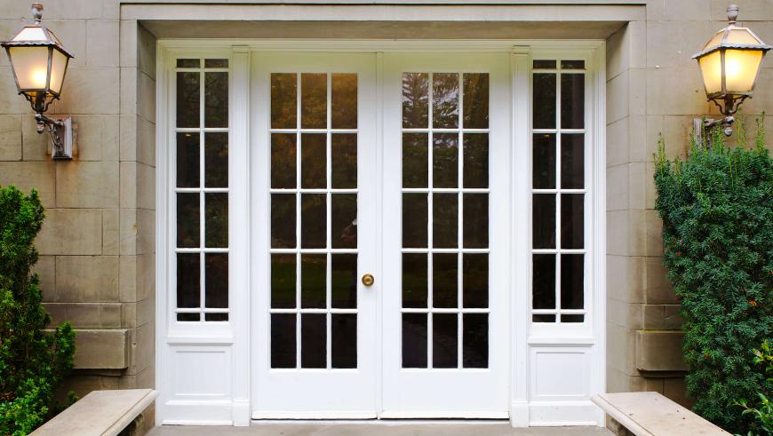 Standard Size uPVC French Doors