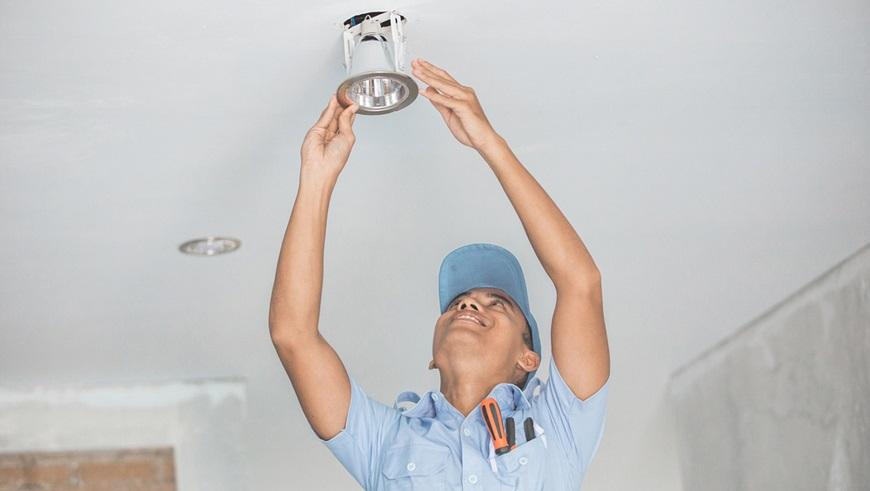 The Cost To Install Led Lighting - Average Labor Cost To Install Ceiling Light Fixture