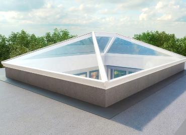 installed roof lantern